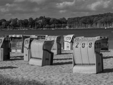 Baltık Denizi 'ndeki Eckernfoette şehri