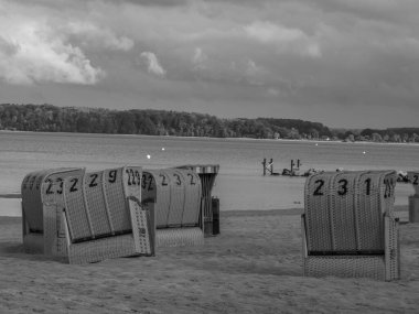 Baltık Denizi 'ndeki Eckernfoette şehri