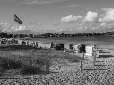 Baltık Denizi 'ndeki Eckernfoette şehri