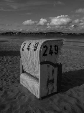 Baltık Denizi 'ndeki Eckernfoette şehri