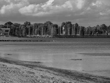 Baltık Denizi 'ndeki Eckernfoette şehri