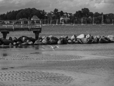 Baltık Denizi 'ndeki Eckernfoette şehri