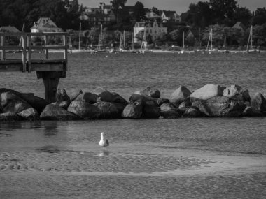 Baltık Denizi 'ndeki Eckernfoette şehri
