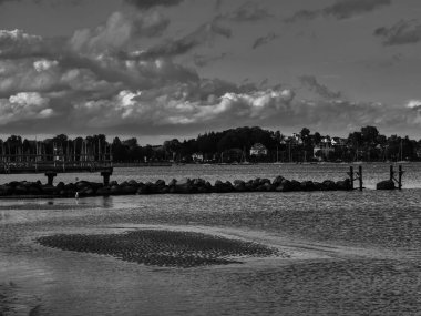 Baltık Denizi 'ndeki Eckernfoette şehri