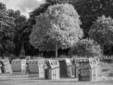 Baltık Denizi 'ndeki Eckernfoette şehri