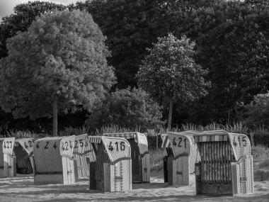 Baltık Denizi 'ndeki Eckernfoette şehri