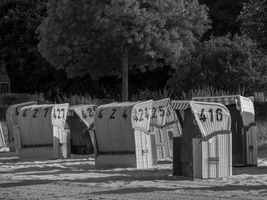 Baltık Denizi 'ndeki Eckernfoette şehri