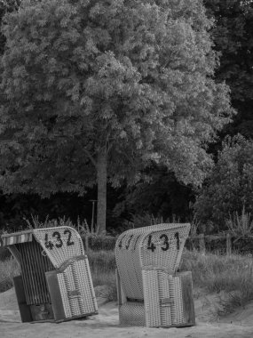 Baltık Denizi 'ndeki Eckernfoette şehri