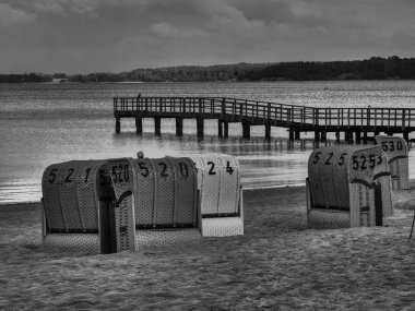 Baltık Denizi 'ndeki Eckernfoette şehri