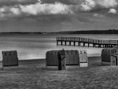 Baltık Denizi 'ndeki Eckernfoette şehri