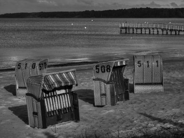 Baltık Denizi 'ndeki Eckernfoette şehri