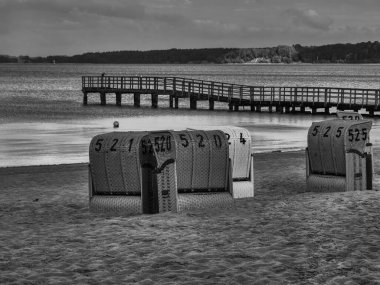 Baltık Denizi 'ndeki Eckernfoette şehri