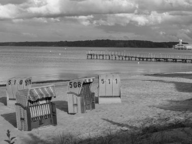 Baltık Denizi 'ndeki Eckernfoette şehri