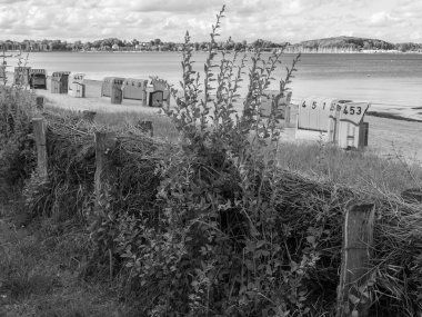 Baltık Denizi 'ndeki Eckernfoette şehri