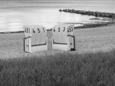 Baltık Denizi 'ndeki Eckernfoette şehri