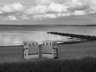 Baltık Denizi 'ndeki Eckernfoette şehri