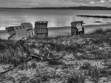 Baltık Denizi 'ndeki Eckernfoette şehri