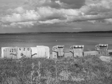 Baltık Denizi 'ndeki Eckernfoette şehri