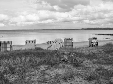 Baltık Denizi 'ndeki Eckernfoette şehri