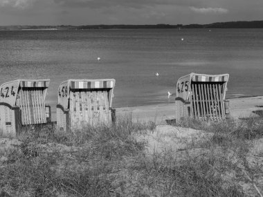 Baltık Denizi 'ndeki Eckernfoette şehri