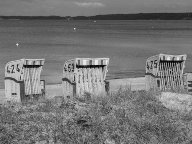Baltık Denizi 'ndeki Eckernfoette şehri