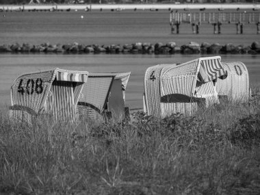Baltık Denizi 'ndeki Eckernfoette şehri