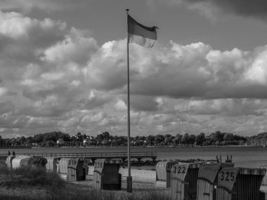 Baltık Denizi 'ndeki Eckernfoette şehri