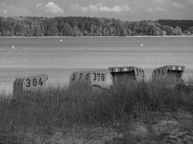 Baltık Denizi 'ndeki Eckernfoette şehri