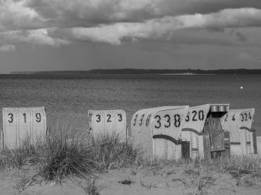 Baltık Denizi 'ndeki Eckernfoette şehri