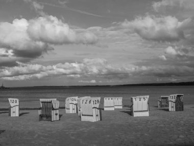 Baltık Denizi 'ndeki Eckernfoette şehri