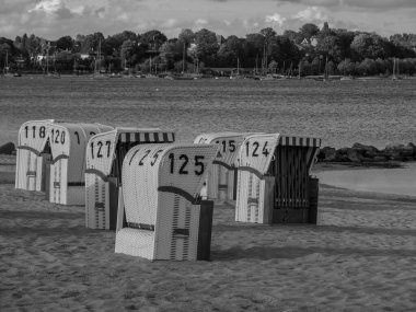 Baltık Denizi 'ndeki Eckernfoette şehri