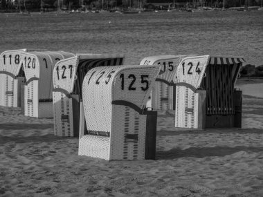 Baltık Denizi 'ndeki Eckernfoette şehri