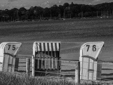 Baltık Denizi 'ndeki Eckernfoette şehri