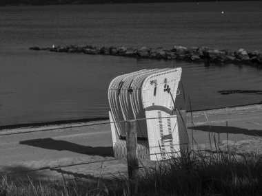 Baltık Denizi 'ndeki Eckernfoette şehri