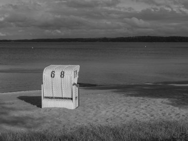 Baltık Denizi 'ndeki Eckernfoette şehri