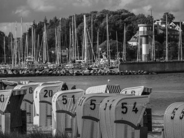 Baltık Denizi 'ndeki Eckernfoette şehri