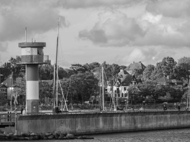 Baltık Denizi 'ndeki Eckernfoette şehri