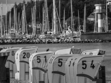 Baltık Denizi 'ndeki Eckernfoette şehri