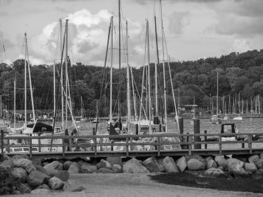 Baltık Denizi 'ndeki Eckernfoette şehri