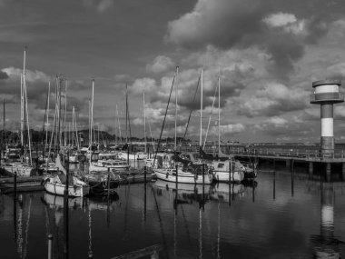 Baltık Denizi 'ndeki Eckernfoette şehri