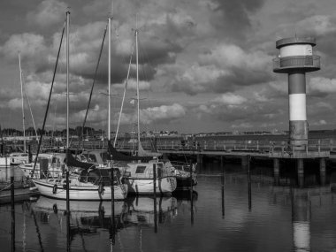 Baltık Denizi 'ndeki Eckernfoette şehri