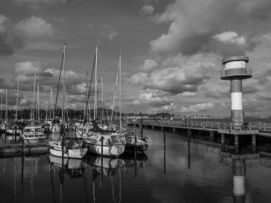 Baltık Denizi 'ndeki Eckernfoette şehri