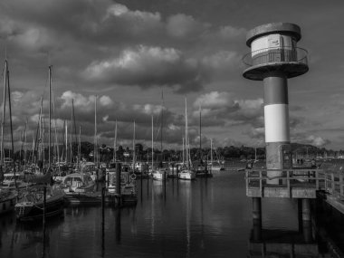 Baltık Denizi 'ndeki Eckernfoette şehri