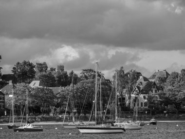 Baltık Denizi 'ndeki Eckernfoette şehri