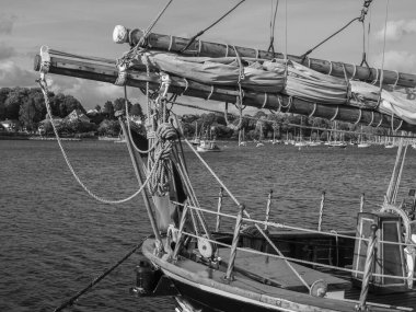 Baltık Denizi 'ndeki Eckernfoette şehri