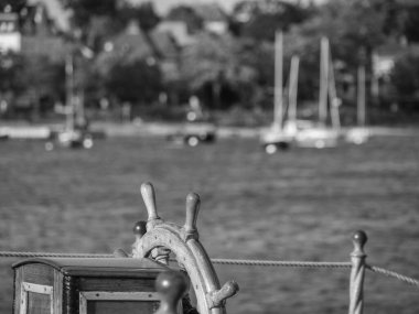 Baltık Denizi 'ndeki Eckernfoette şehri