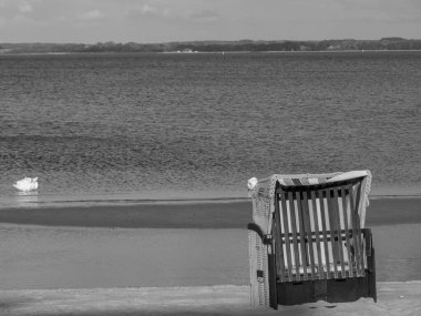 Baltık Denizi 'ndeki Eckernfoette şehri