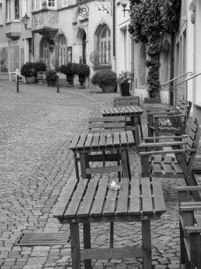 Lindau Almanya 'da göl kıyısında.