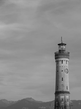 Lindau Almanya 'da göl kıyısında.