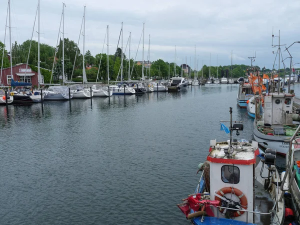 Baltık Denizi 'ndeki Eckernfoette şehri